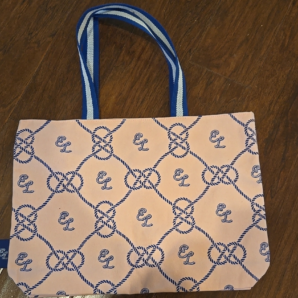 ⛱️Estee Lauder Pink and Blue Tote - Picture 1 of 5